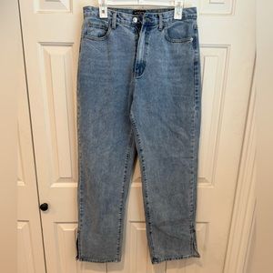 Pretty little thing petite blue jeans